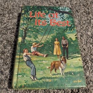 Vintage Hardcover Book 'Life at Its Best'